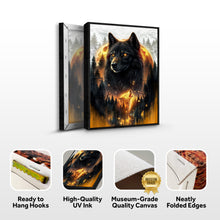Load image into Gallery viewer, Eclipse of the Alpha Wolf Wall Art