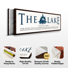 Load image into Gallery viewer, The Definition of Lake Sign II