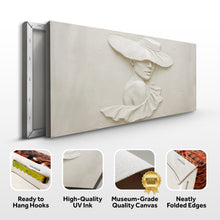 Load image into Gallery viewer, 3D Minimalist Female Portrait Wall Art