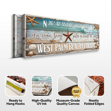 Load image into Gallery viewer, Personalized Beach House Coastal Sign III