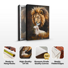 Load image into Gallery viewer, Lion And Sheep Faith Wall Art