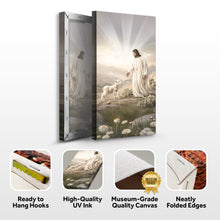 Load image into Gallery viewer, Jesus Protects The Lamb From Wolves Faith Wall Art XII