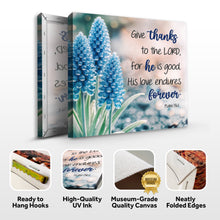 Load image into Gallery viewer, Psalm 136:1 - Give Thanks To The Lord Faith Wall Sign