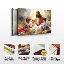 Load image into Gallery viewer, Jesus With Children Faith Wall Art VIII