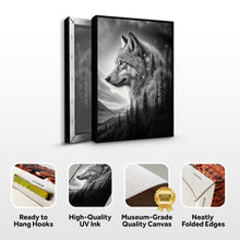 Load image into Gallery viewer, Wolf Double Exposure Wall Art II