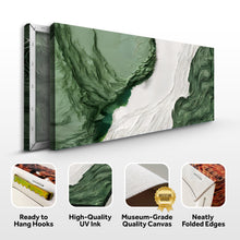 Load image into Gallery viewer, Green Rivers Abstract Wall Art V
