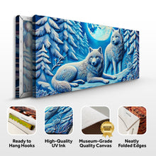 Load image into Gallery viewer, 3D Wolves Wall Art V