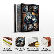 Load image into Gallery viewer, 3D Wolf Collage Wall Art III
