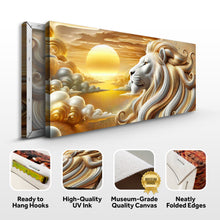 Load image into Gallery viewer, 3D Majestic Lion Wall Art V