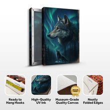Load image into Gallery viewer, Wolf Double Exposure Wall Art IV