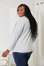 Load image into Gallery viewer, Double Take Seam Detail Round Neck Long Sleeve Top