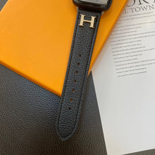 Load image into Gallery viewer, Genuine Pattern Leather Apple Watch Strap