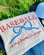 Load image into Gallery viewer, Baseball is my Favorite Season (DTF Tee)