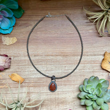 Load image into Gallery viewer, FREE Sterling Silver Necklace + MJ Brown Wild Horse Teardrop Charm