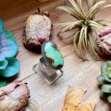Load image into Gallery viewer, MJ Turquoise Ring – Sterling Silver