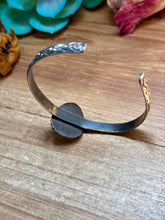 Load image into Gallery viewer, MJ Black Jack Turquoise Sterling Silver Cuff