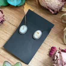 Load image into Gallery viewer, 48 - Sterling Silver Dry Creek Turquoise Stud Earrings by Jason Ogg