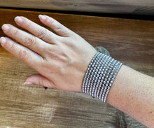 Load image into Gallery viewer, 4 mm Hematite stretch bracelet