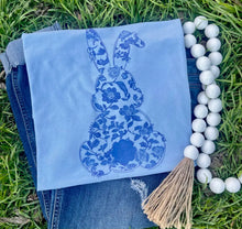 Load image into Gallery viewer, Navy Floral Bunny (Gildan Tee)