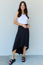 Load image into Gallery viewer, Ninexis First Choice High Waisted Flare Maxi Skirt in Black