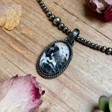 Load image into Gallery viewer, MJ Pendant - White Buffalo Sterling Silver