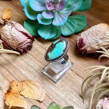 Load image into Gallery viewer, MJ Turquoise Ring – Sterling Silver