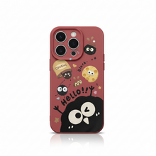 Load image into Gallery viewer, Cute Black Coal Ball Character Phone Case Series