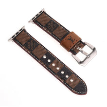 Load image into Gallery viewer, LEATHER CANVAS LUXURY APPLE WATCH BANDS