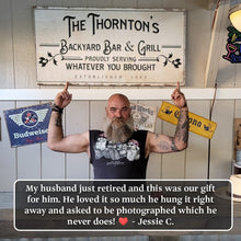 Load image into Gallery viewer, Backyard Bar &amp; Grill Sign