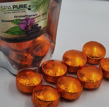 Load image into Gallery viewer, 8 Aromatherapy Shower Bombs USA Made, 100% Natural/Organic Essential Oils-Transform your shower-Transform your mood