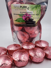 Load image into Gallery viewer, 8 Aromatherapy Shower Bombs USA Made, 100% Natural/Organic Essential Oils-Transform your shower-Transform your mood