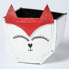 Load image into Gallery viewer, Hand Painted Upcycled Fox Planter
