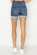 Load image into Gallery viewer, RISEN High Rise Cuffed Denim Shorts