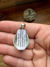Load image into Gallery viewer, Teardrop Pendant - sterling silver with Kingman turquoise