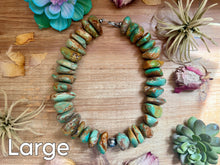 Load image into Gallery viewer, Turquoise Nugget Statement Necklace