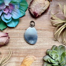 Load image into Gallery viewer, MJ Freeform Turquoise Pendant – Sterling Silver
