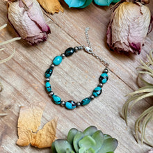 Load image into Gallery viewer, Matrix Turquoise Bracelet – 6 1/4" – 5mm Oval