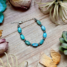 Load image into Gallery viewer, Blue Turquoise Bracelet – 6 1/4" – 5mm