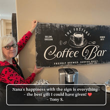 Load image into Gallery viewer, Coffee Bar Sign