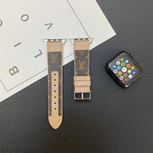 Load image into Gallery viewer, APPLE WATCH STRAP STITCHING MONOGRAM LEATHER
