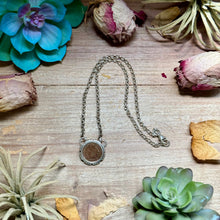 Load image into Gallery viewer, 91 - Sterling Silver Indian Head Penny Hand-Filed Frame Fixed Chain Necklace by Jason Ogg