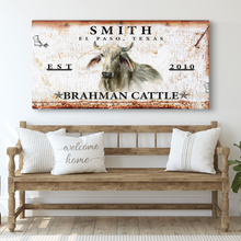 Load image into Gallery viewer, Brahman Cattle Sign