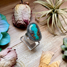 Load image into Gallery viewer, MJ Freeform Turquoise Ring – Sterling Silver
