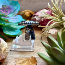 Load image into Gallery viewer, MJ Ring- Black Jack Free Form Adjustable Ring