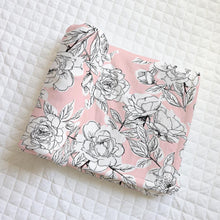 Load image into Gallery viewer, Allie Floral Personalized Minky Blanket