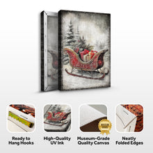 Load image into Gallery viewer, Vintage Christmas Sleigh Sled Wall Art VI