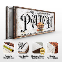 Load image into Gallery viewer, Personalized Pumpkin Patch Sign VIII