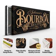 Load image into Gallery viewer, Personalized Bourbon Bar Sign II
