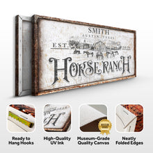 Load image into Gallery viewer, Rustic Vintage Horse Ranch Farmhouse Sign III