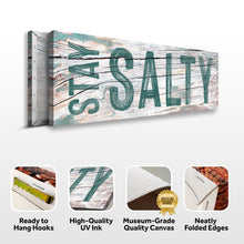 Load image into Gallery viewer, Stay Salty Coastal Sign VI